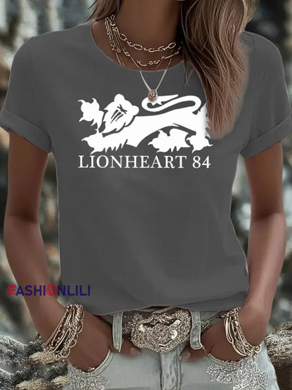Women’s British Veteran Iron On Short Sleeve T Shirt Dark Gray / S