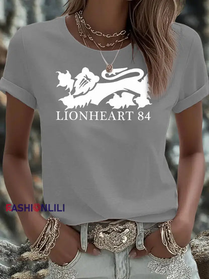 Women’s British Veteran Iron On Short Sleeve T Shirt Light Gray / S
