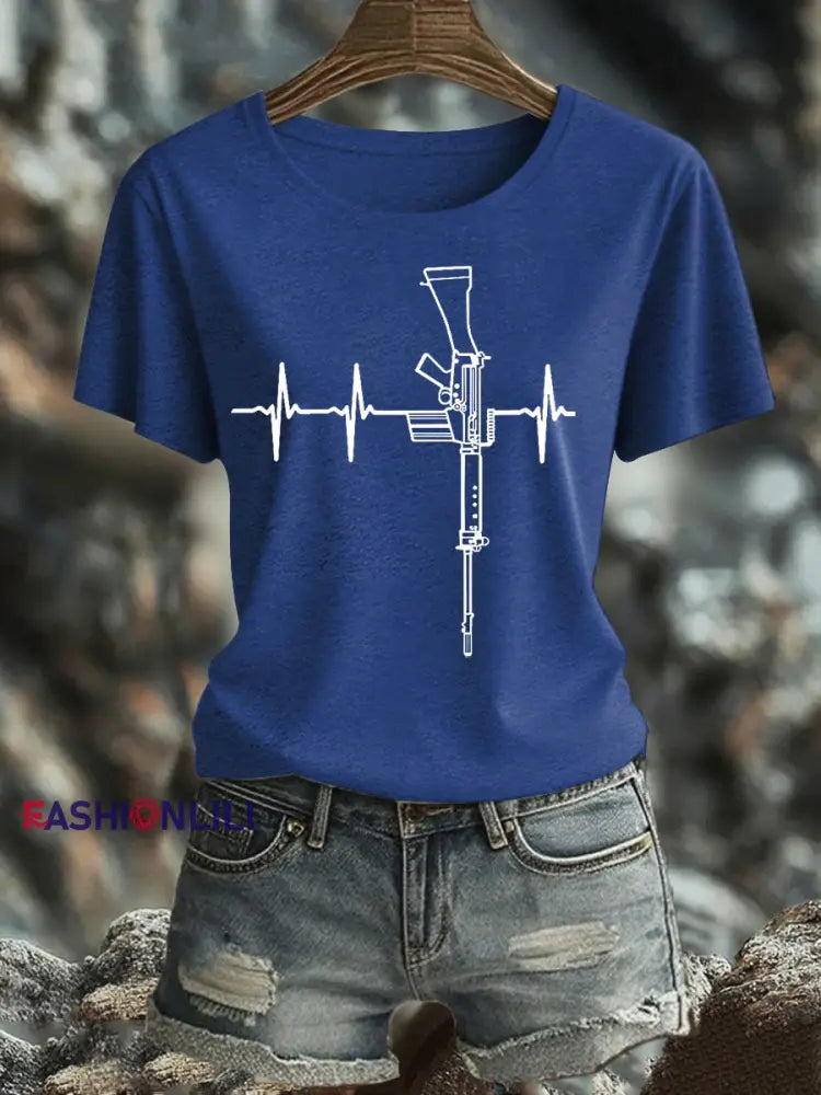 Women’s British Veteran Iron On Short Sleeve T Shirt Navy Blue / S