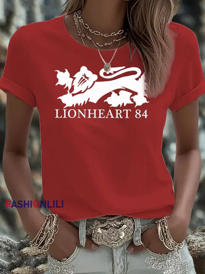 Women’s British Veteran Iron On Short Sleeve T Shirt Red / S