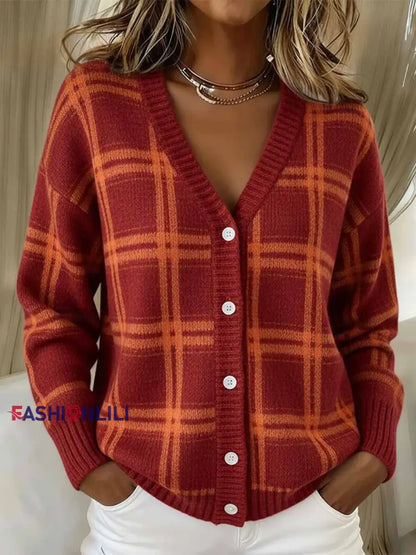 women’s cardigan Red / S