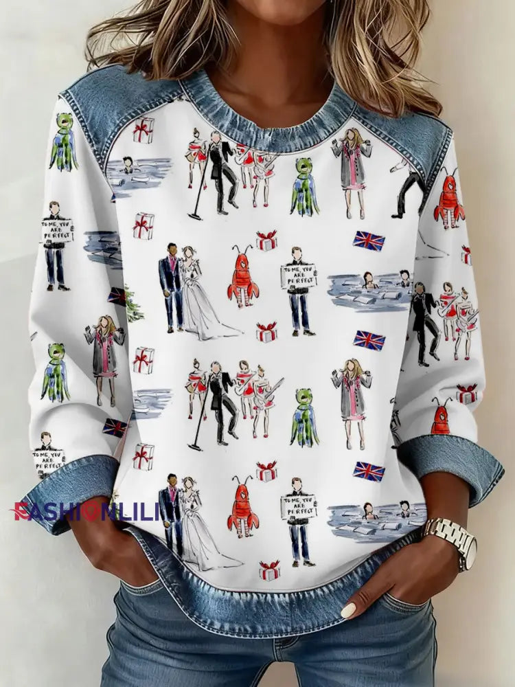Women’s Christmas Sweatshirts As picture / S
