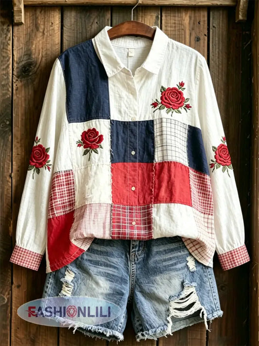 Women’s Floral Print shirts - As picture / S