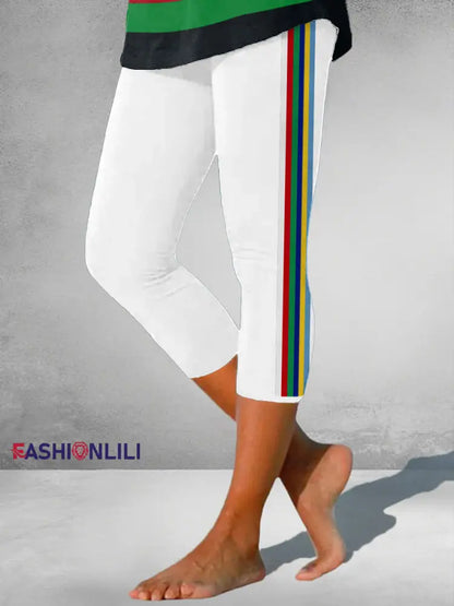 Women’s Nations of Rugby Lover Printed Seven-minute Bottoms