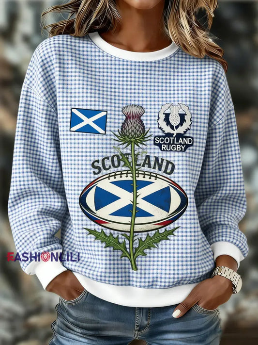 Women’s Scotland Rugby Lover Printed Sweatshirt A / S