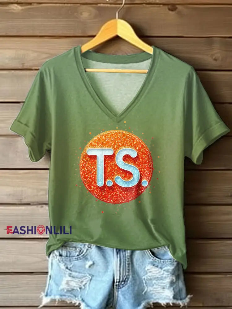 Women’s Showgirl Print T-shirt As picture / S