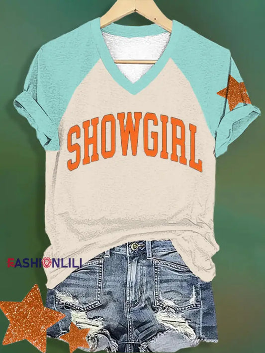 Women’s The Life of A Show Girl Music Fan T-shirt As picture / S