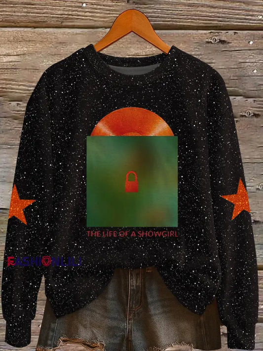 Women’s The Life Of A Showgirl Sweatshirt Black / S