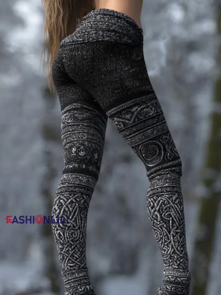 Women’s Viking-style leggings As picture / S