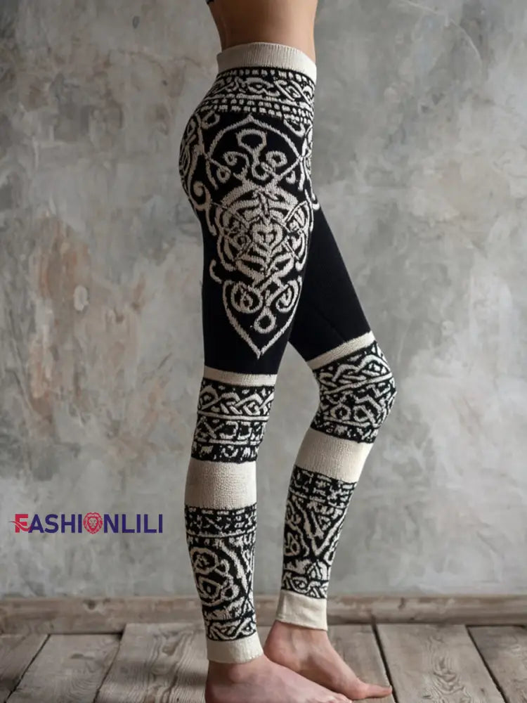 Women’s Viking Velvet Lined Leggings Black / S